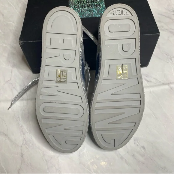Opening Ceremony Silver Glitter La Cienega Sneakers